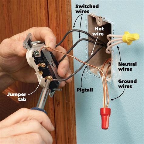 how to connect a light switch in an electrical box|installing electrical box on drywall.